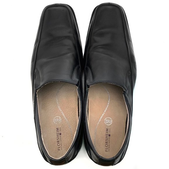 FLORSHEIM Men’s Corvell Moc Toe Slip-On Dress Shoe in Black Size 13D - Picture 2 of 9